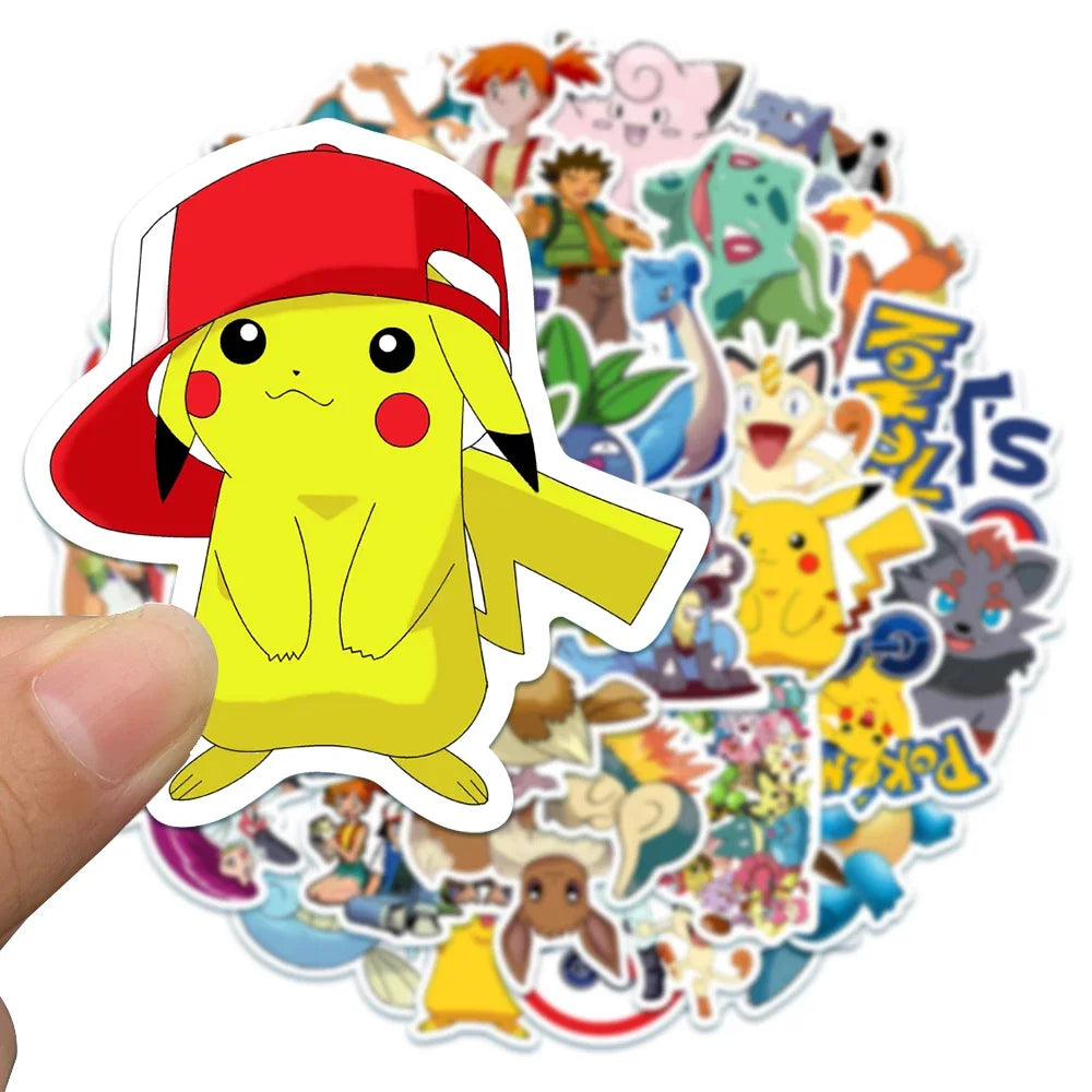 🎉✨ Mega Anime & Gaming Sticker Bundle – 50pcs ✨🎉