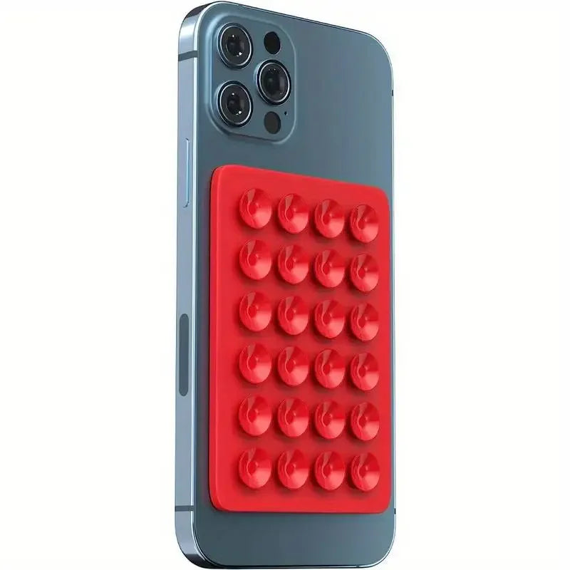 Silicone Suction Phone Holder 🧲 | Multifunctional Wall & Car Mount