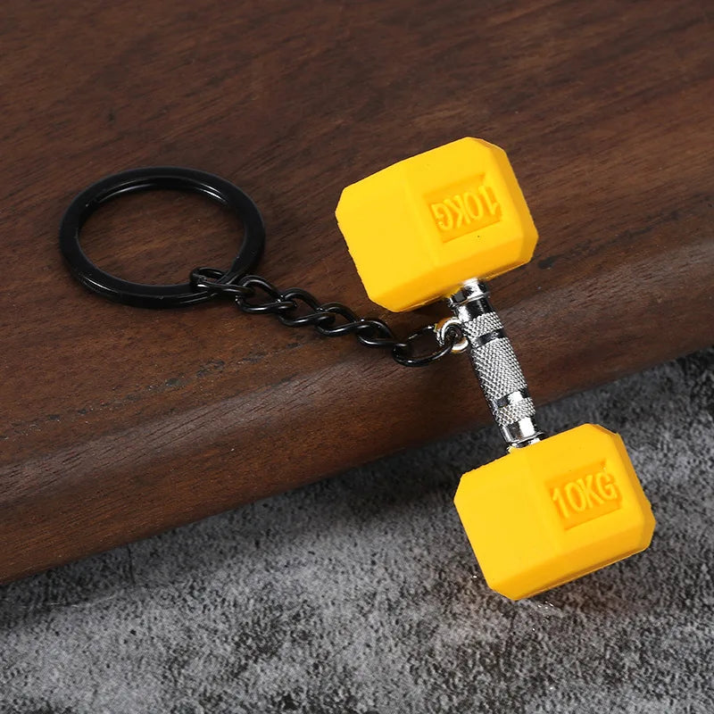 Gym Keychain Collection – Kettlebell, Dumbbell & Weight Plate Keychains