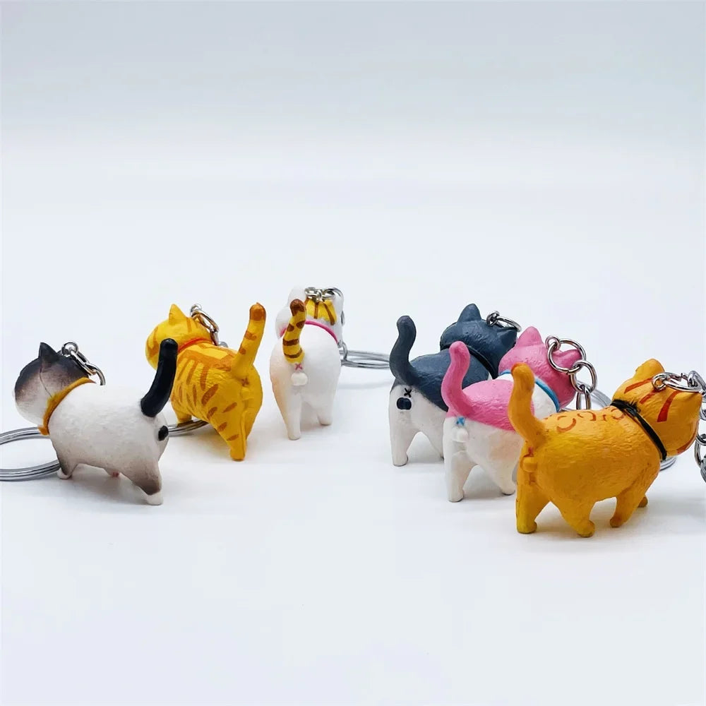 🐾 Cartoon Cat Keychain – Fun & Lovely Gift for Everyone! 😺