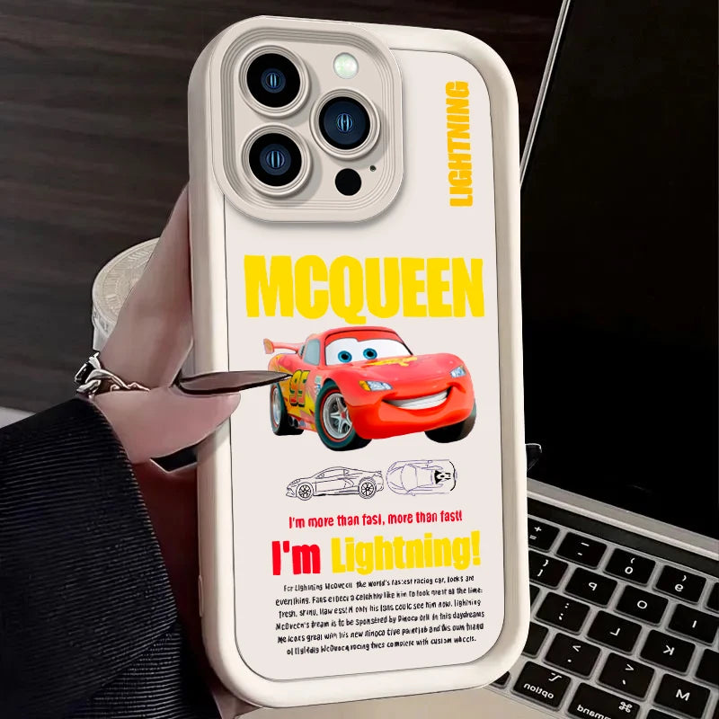 Lightning McQueen & Sally iPhone Case – Speed Meets Style! ⚡📱