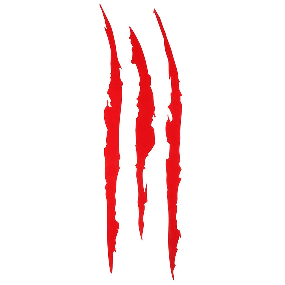 🦖 Reflective Monster Claw Mark Car Sticker – Fierce and Eye-Catching!