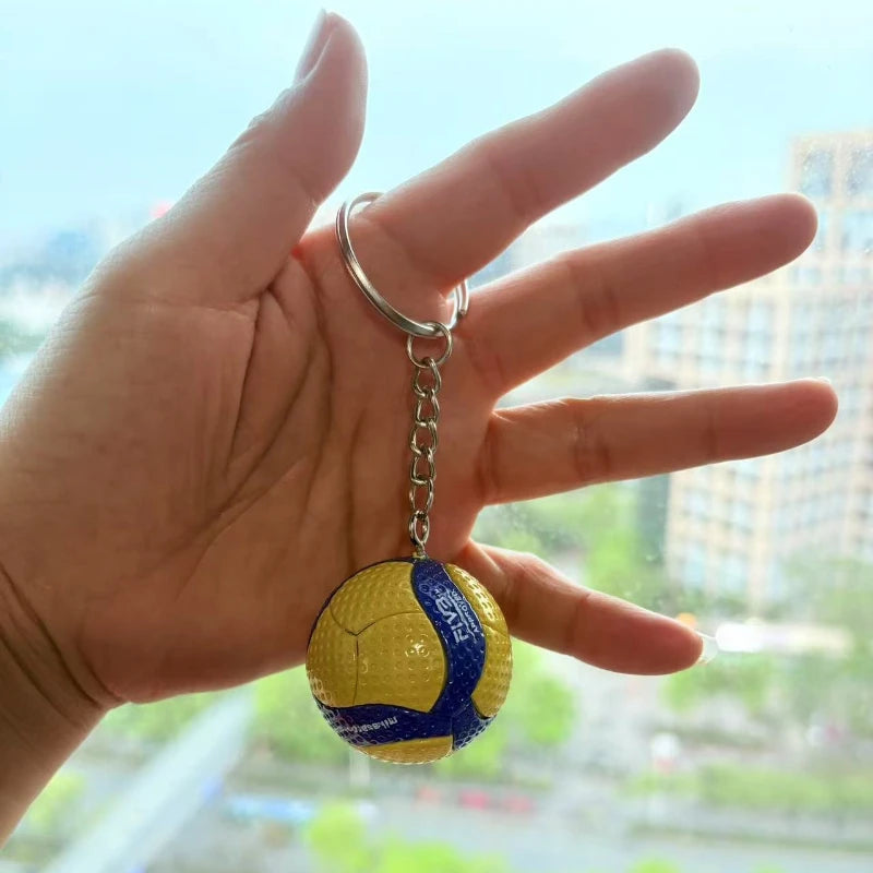 🏀 Sports Ball Keychain | Basketball, Volleyball & More