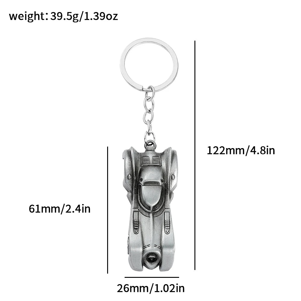 🦇 The Dark Knight Batmobile Keychain – Epic Gift for Superhero Fans! 🚗
