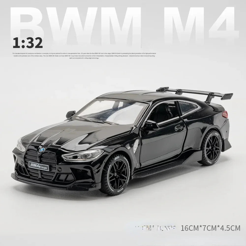 🏁 1:32 BMW M4 Supercar Model – Alloy Diecast with Lights & Sound 🚗✨