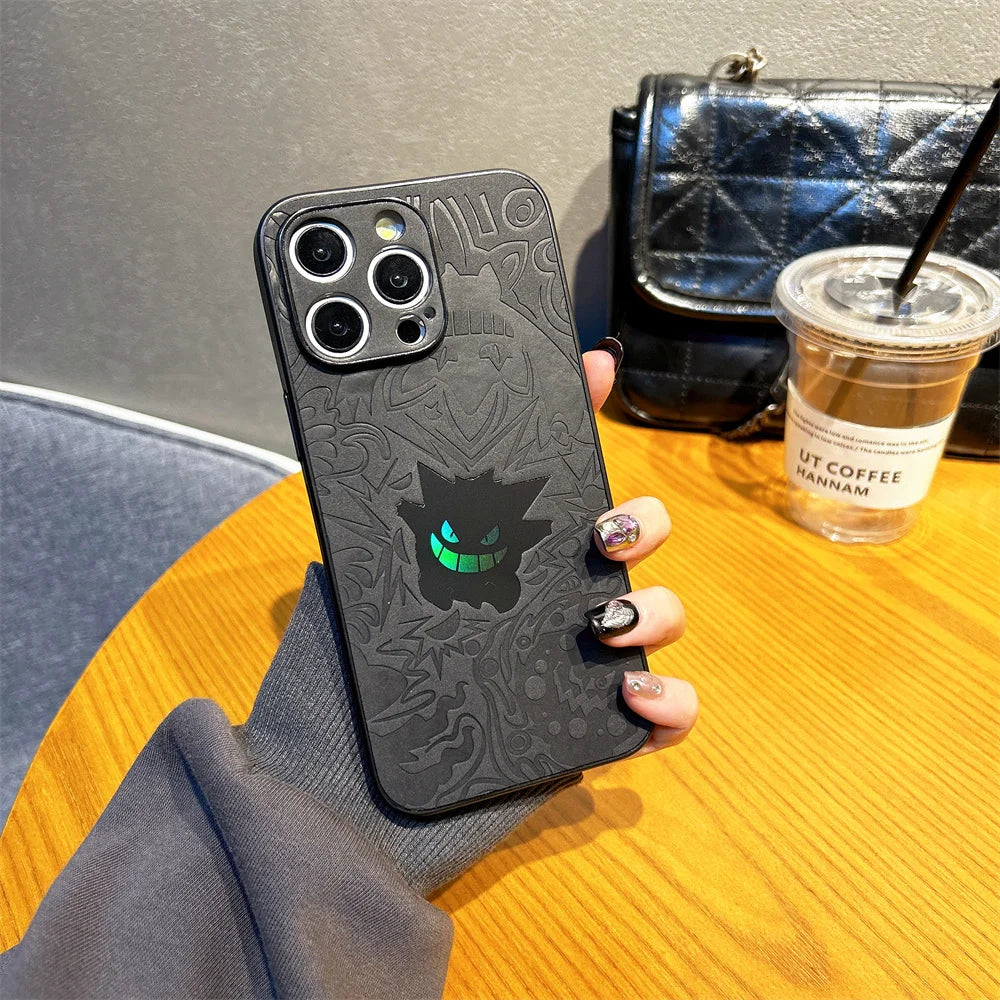 Luminous Gengar Phone Case – Glow in the Dark Pokémon Style!