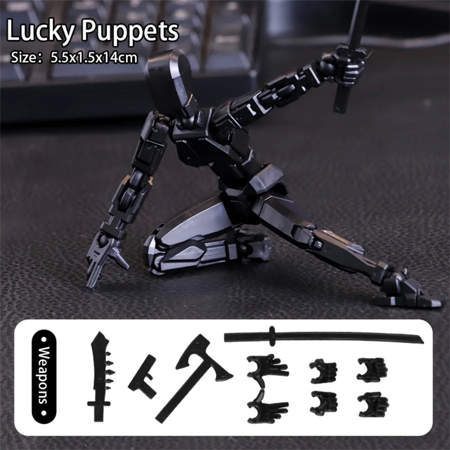 🦾 Poseable Action Figure – Creative Desk Buddy