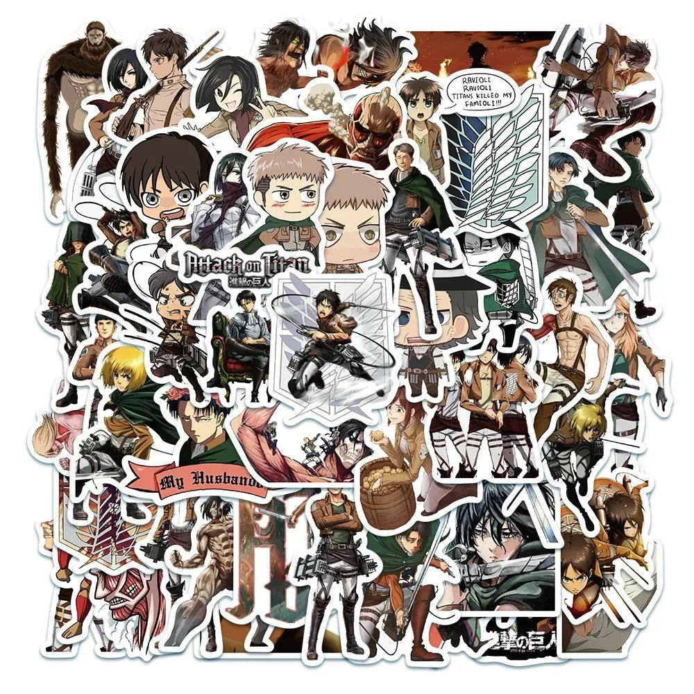 🎉✨ Mega Anime & Gaming Sticker Bundle – 50pcs ✨🎉