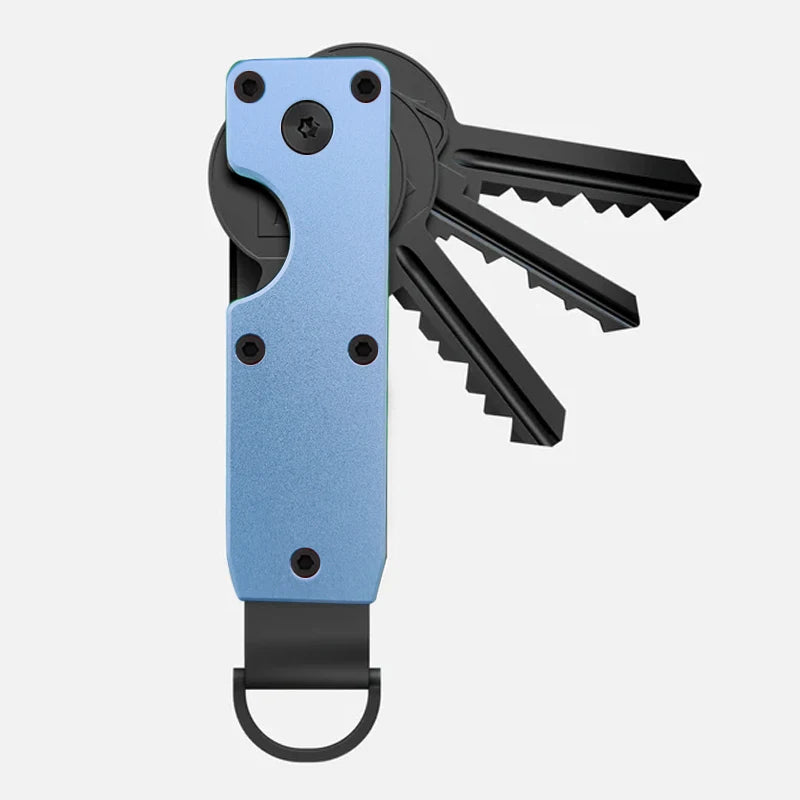 Compact Carbon Fiber Key Holder & Smart Organizer