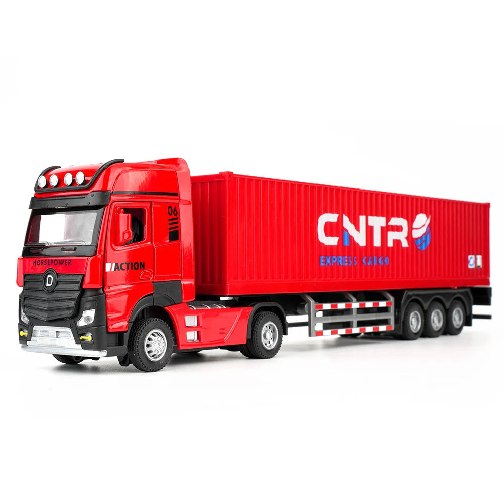 🚛 CNTR Express Blue Container Truck – 1:50 Scale Diecast Model
