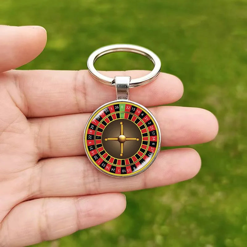 🎰Roulette Wheel Keychain – Spin Into Style!
