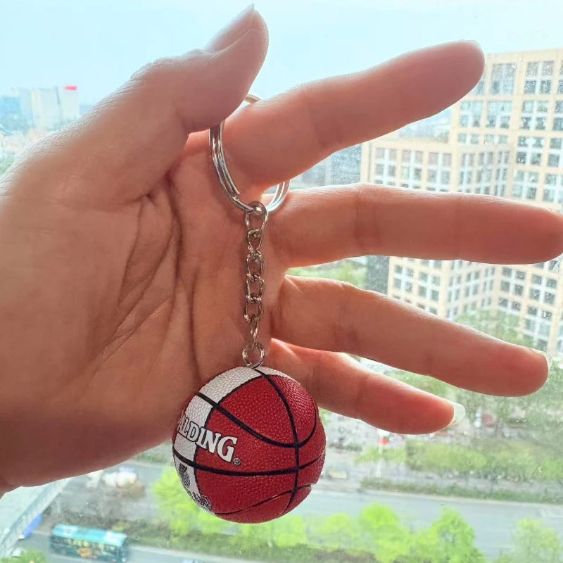 🏀 Sports Ball Keychain | Basketball, Volleyball & More