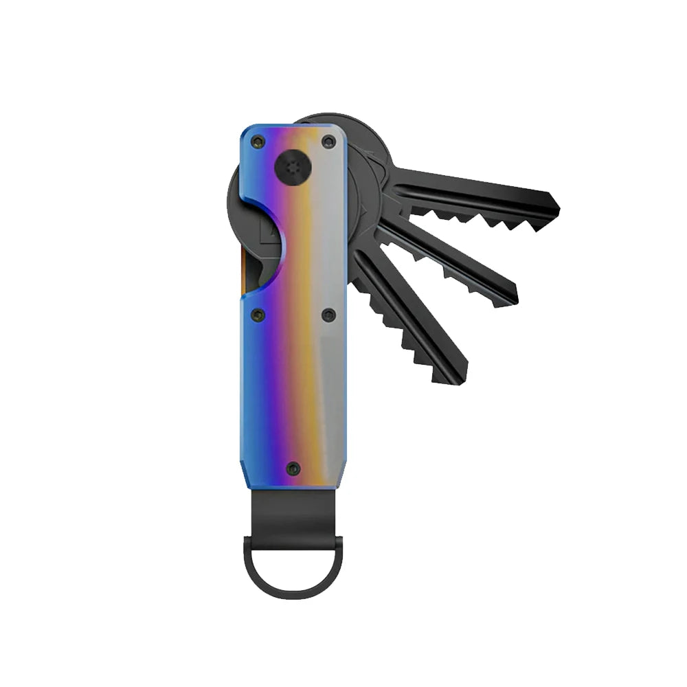 Compact Carbon Fiber Key Holder & Smart Organizer