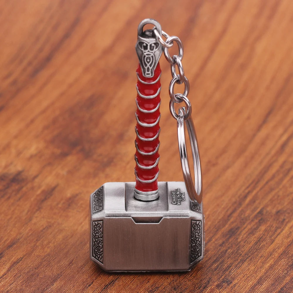 🛠️ Thor’s Hammer Keychain – Mini Mjölnir Power in Your Pocket! ⚡