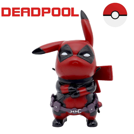 ⚡ 12cm Pikachu Cosplaying Deadpool – Fun Desktop Figure