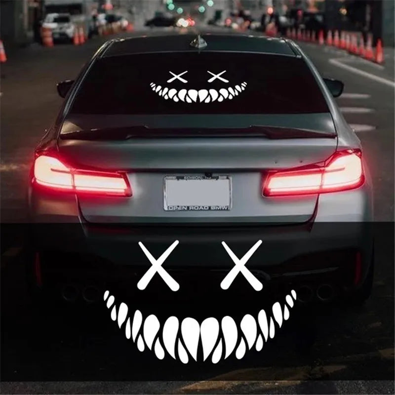 😈 Demon Smile for Your Car – Stand Out on the Road! 🔥