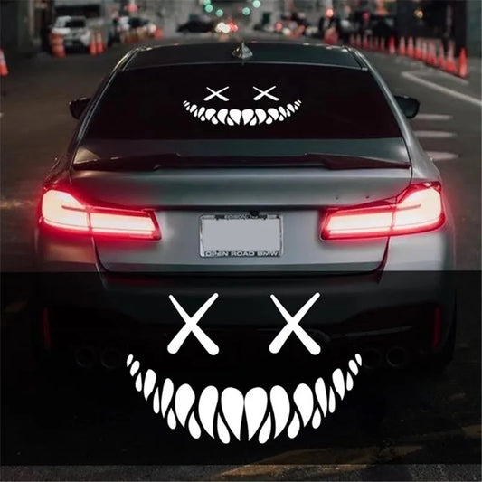😈 Demon Smile for Your Car – Stand Out on the Road! 🔥