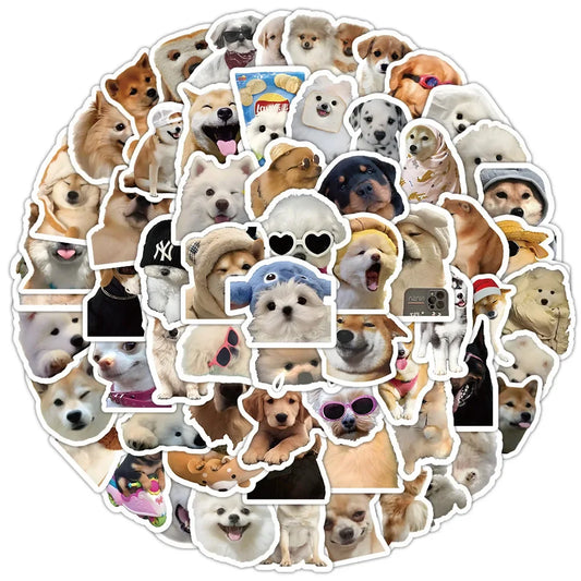 🐾 Cute Dog Sticker Pack – 10/50/100pcs of Pure Pup Joy! 🐶✨