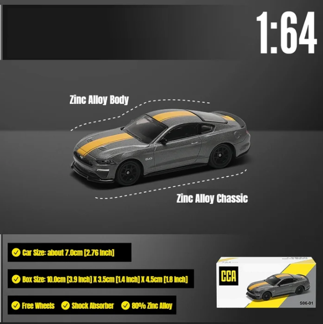 🚗 CCA 1:64 Matchbox-Style Diecast Car Collection – Mini Supercars for Kids & Collectors 🏎️🔥