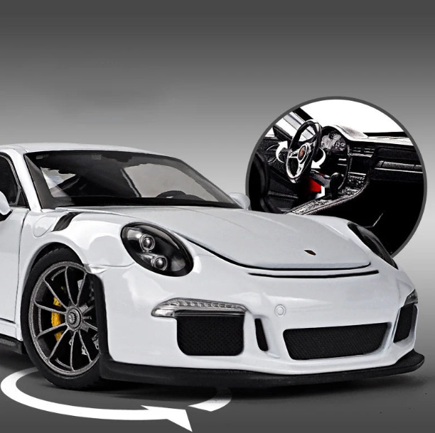 🏁 Porsche 911 GT3 RS Diecast Model – 1:18 Scale 🚗