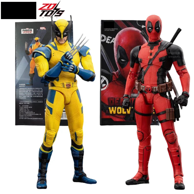 🦸‍♂️ Deadpool & Wolverine Action Figures – Boxed Collector’s Set